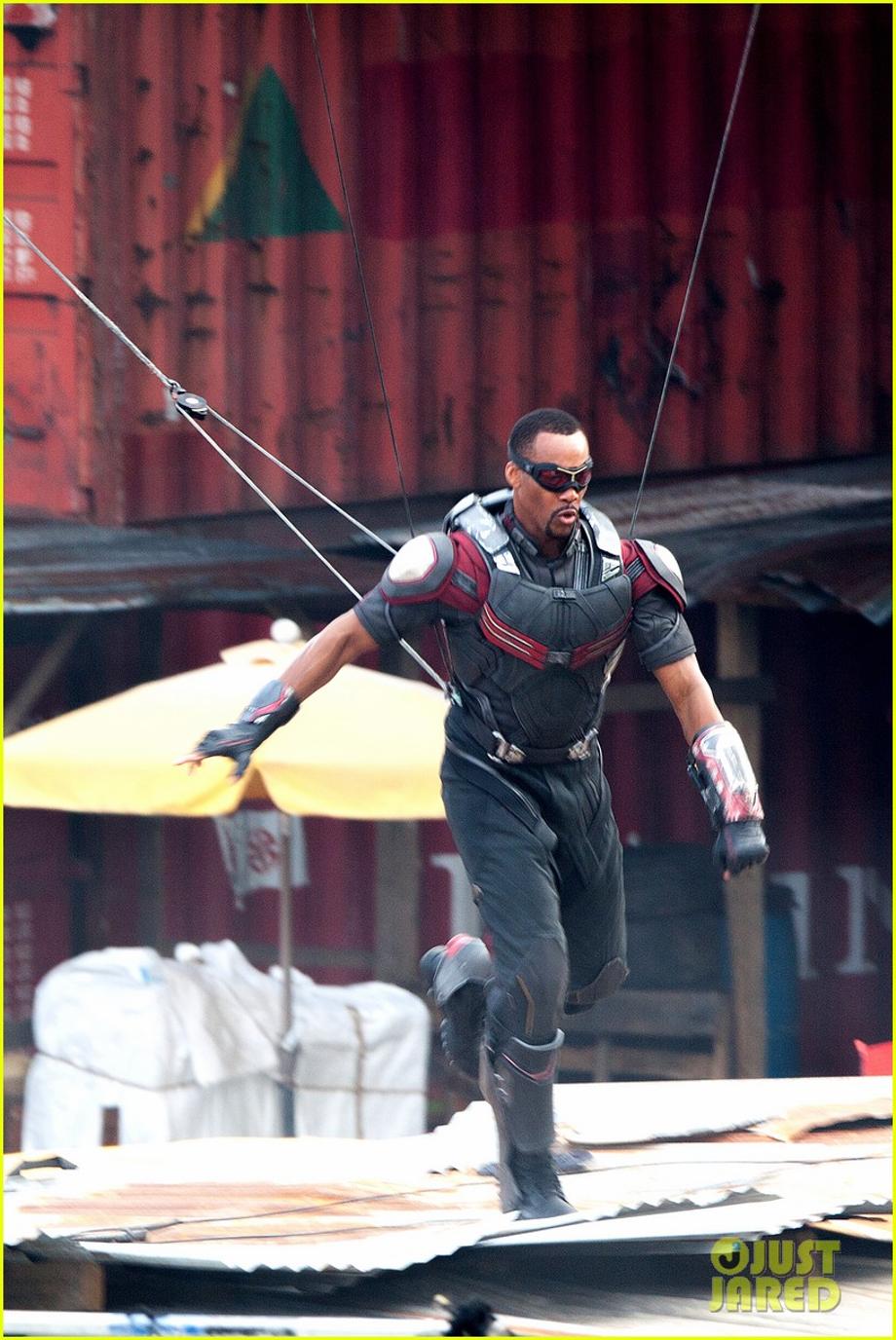 chris evans anthony mackie get to action captain america civil war 11