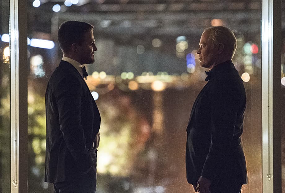 Damien Darhk And Oliver Queen Meet In New ARROW Clip