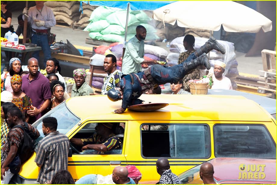 chris evans anthony mackie get to action captain america civil war 32