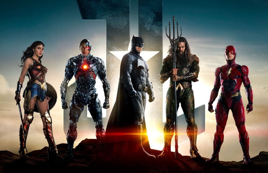 Batman, Wonder Woman, The Flash, Aquaman, & Cyborg Unite On A Brand New Poster For JUSTICE LEAGUE