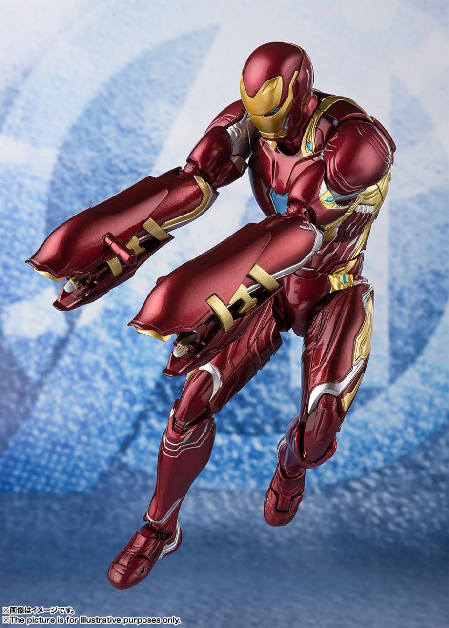 Bandai Tamashii Nations SH Figuarts Avengers Endgame Iron Man Mark 50 Nano Weapon Set 2 promo 08