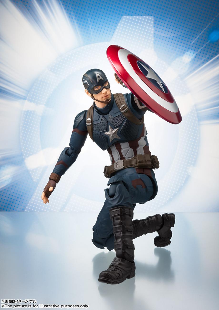 Bandai Tamashii Nations SH Figuarts Avengers Endgame Captain America promo 04