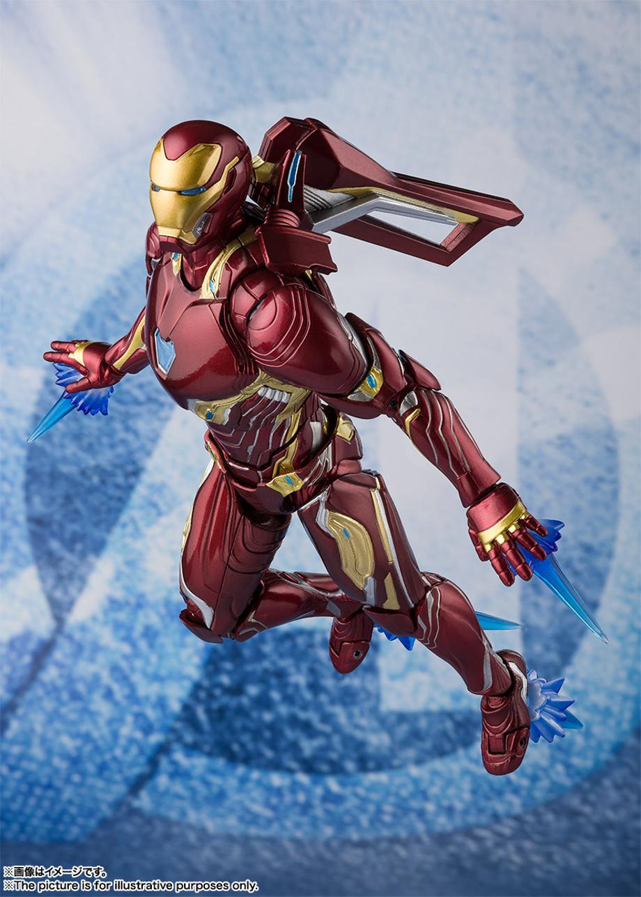 Bandai Tamashii Nations SH Figuarts Avengers Endgame Iron Man Mark 50 Nano Weapon Set 2 promo 10