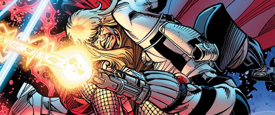 COMICS: Variant Cover Art Of AVENGERS VS. X-MEN Tie-In Shows Thor Up Against The Protector