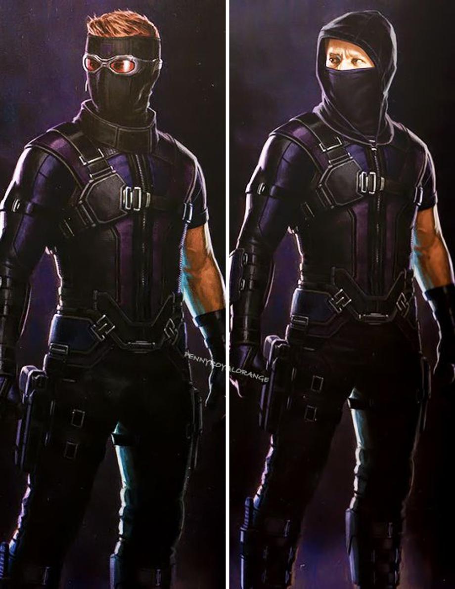 New CAPTAIN AMERICA: CIVIL WAR Concept Art Reveals Alternate Design For Hawkeye