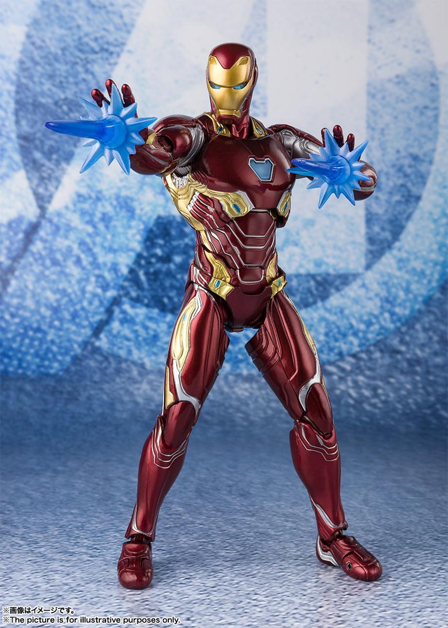Bandai Tamashii Nations SH Figuarts Avengers Endgame Iron Man Mark 50 Nano Weapon Set 2 promo 07