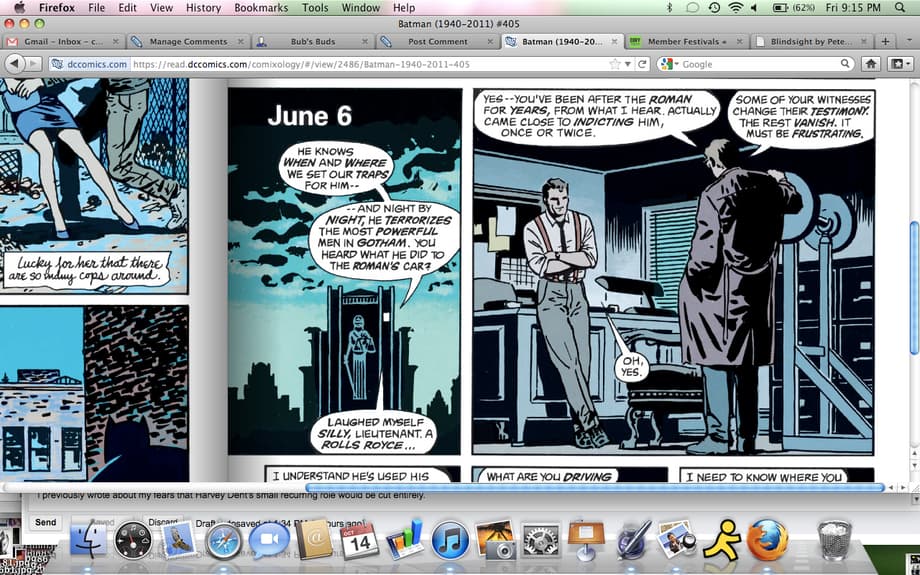 Image result for batman year one harvey dent