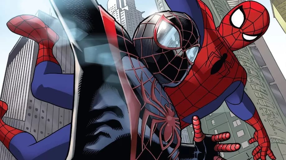 spider verse team up 2014 2 art by dave williams and andrew crossley copy