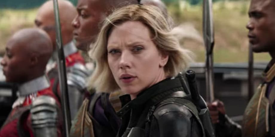 Scarlett Johansson Describes The Filming Of AVENGERS: INFINITY WAR As A &quot;Bittersweet&quot; Experience