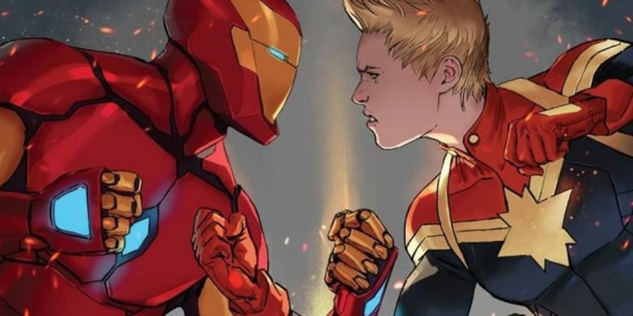 AVENGERS 4 Fan-Made Poster Finally Teams CAPTAIN MARVEL Up With IRON MAN