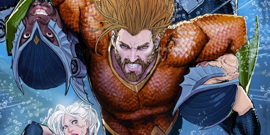 AQUAMAN: Here's A Closer Look At Arthur Curry's Yellow And Green Comic Accurate Costume - SPOILERS