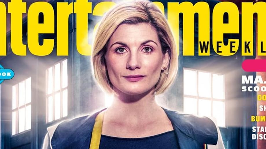 DOCTOR WHO: Jodie Whittaker Graces The Cover Of EW's Comic-Con Issue As The 13th Doctor