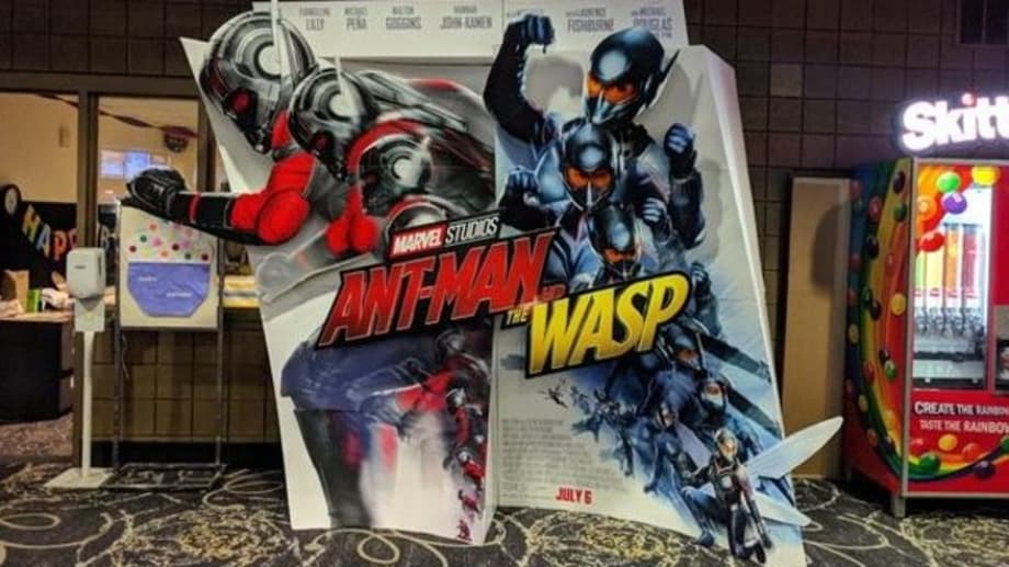 New ANT-MAN AND THE WASP Standee Sees The Heroic Duo Show Off Their Size-Changing Abilities