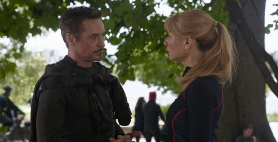 AVENGERS 4 Reshoots Reunite Tony Stark And Pepper Potts In New Set Photo