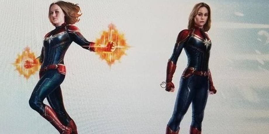 CAPTAIN MARVEL Leaked Promo Art And Posters Feature Her Flight Suit, Young Nick Fury, And More