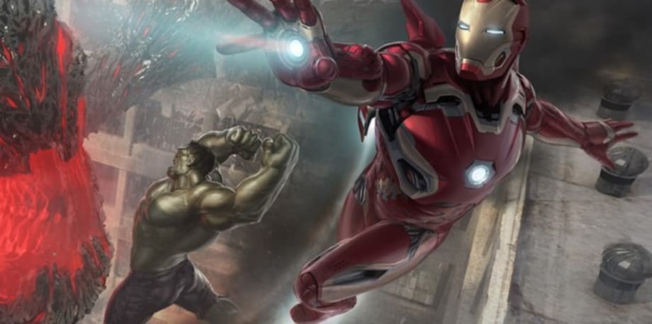 Never Before Seen AVENGERS: AGE OF ULTRON Concept Art Reveals A Skyscraper-Sized Mega Ultron