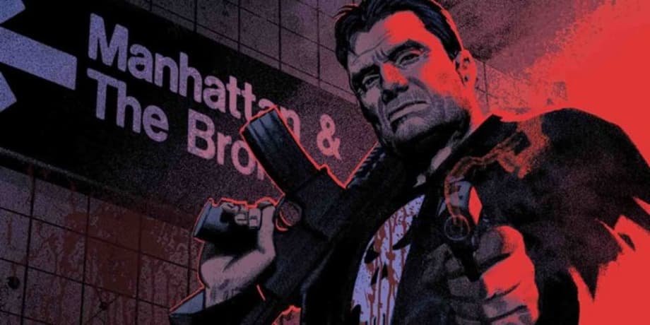 Amazing THE PUNISHER Set Photos Show Frank Castle Wearing A Bloodied Version Of His Iconic Skull Vest