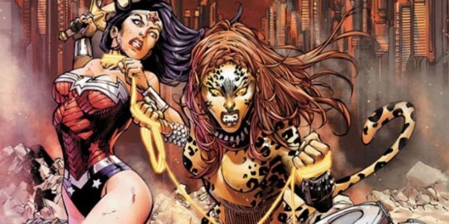 WONDER WOMAN 1984 Set Photos Show Diana Prince And Steve Trevor On The Run (From Cheetah?)