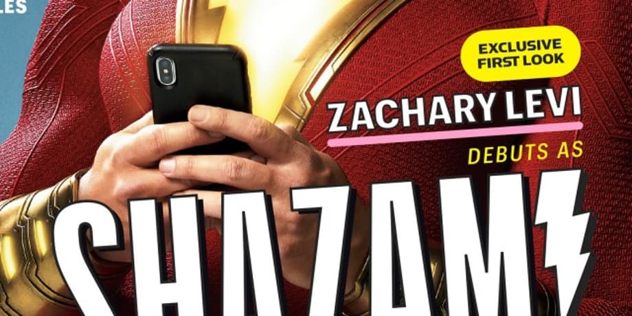 SHAZAM! Blows A Bubble On The Cover Of Entertainment Weekly's Comic-Con Issue