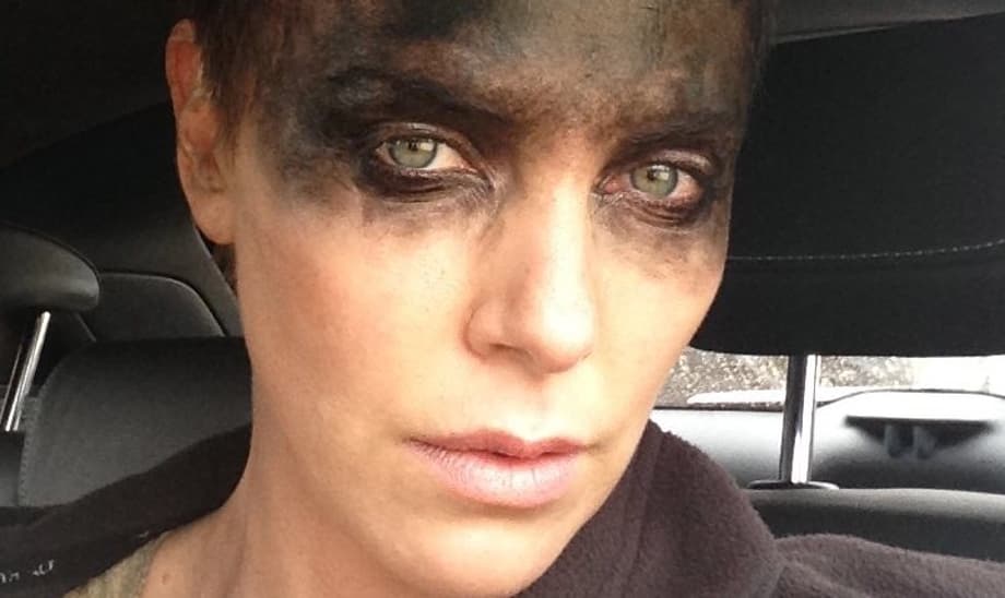 MAD MAX: FURY ROAD Star Charlize Theron Shares New Behind-The-Scenes Photos From The Set