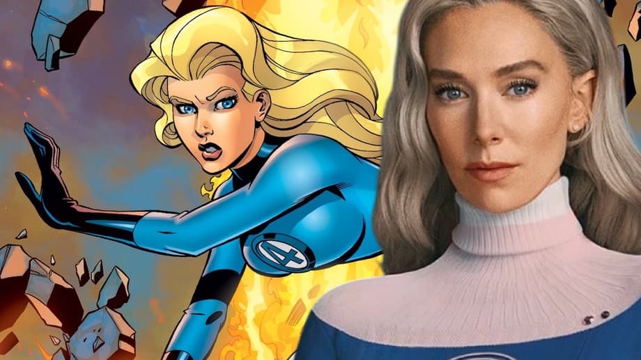THE FANTASTIC FOUR: FIRST STEPS BTS Photos Show Vanessa Kirby In Sue Storm's Comic-Accurate Costume