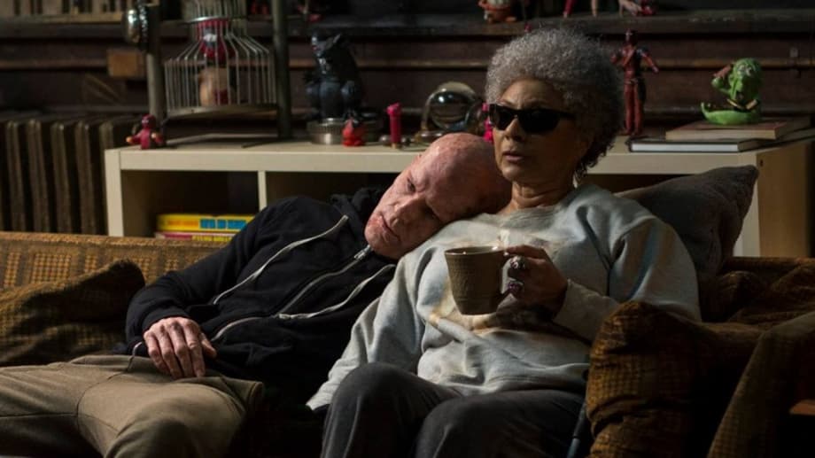 DEADPOOL 2 Behind-The-Scenes Photo Reunites Ryan Reynolds' Merc With A Mouth & Leslie Uggams' Blind Al