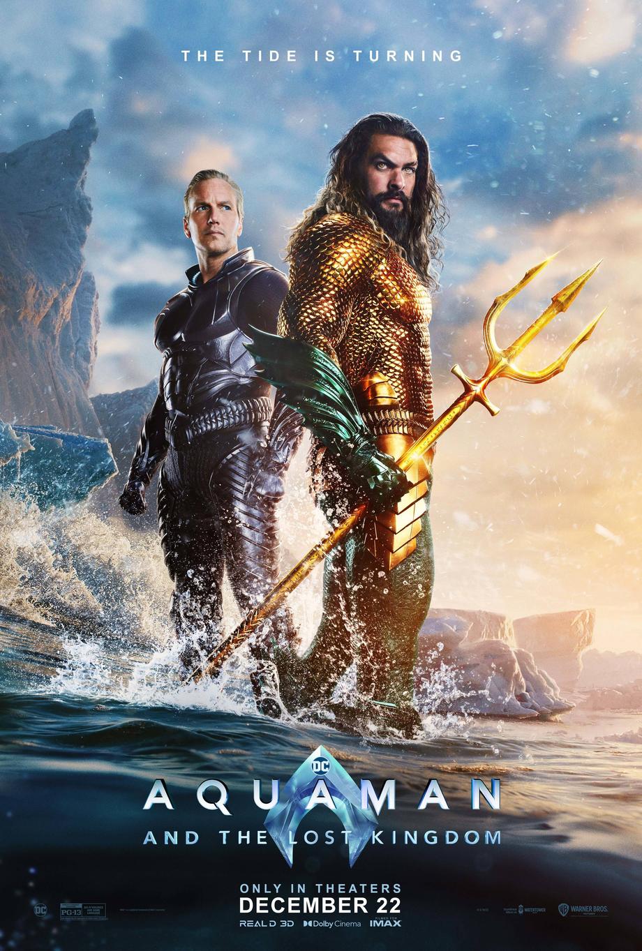 AQUAMAN AND THE LOST KINGDOM drops just 29% in its 2nd frame, already outgrossing THE MARVELS in just 9 days.