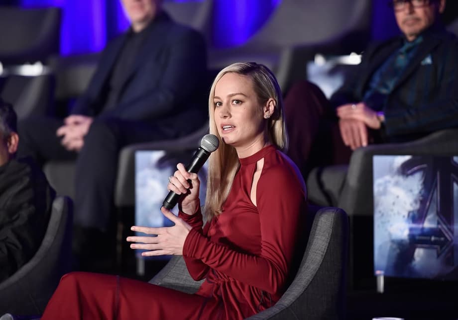 Brie Larson at an event for Avengers: Endgame (2019)