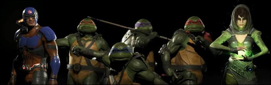 VIDEO GAMES: The Teenage Mutant Ninja Turtles Are Revealed In The INJUSTICE 2 Fighter Pack 3 Trailer