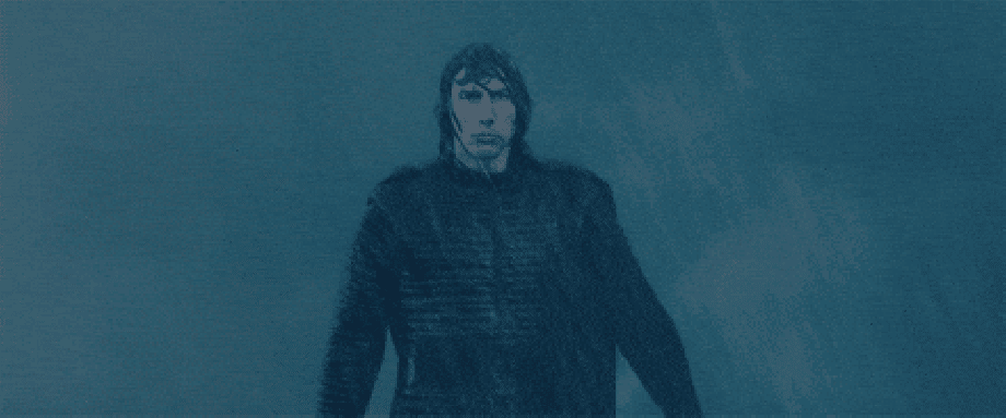 Kylo Ren Rain GIF by Star Wars