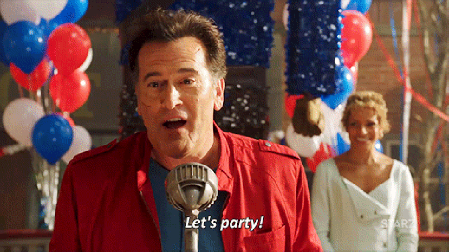 ash williams rage GIF by Ash vs Evil Dead