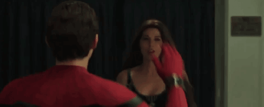 high five spider-man GIF