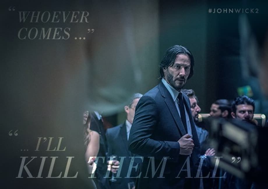 The Fuse Has Been Lit On A Killer New Poster For JOHN WICK: CHAPTER 2; Plus A Badass New Stunts Featurette