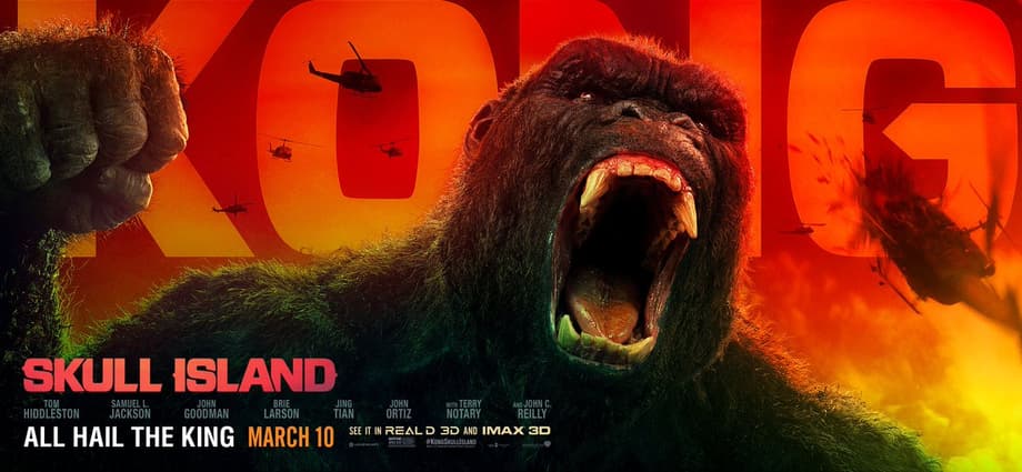 This Is No Ordinary Monkey In Three More Clips From KONG: SKULL ISLAND; Plus A New Featurette, Stills & B-Roll