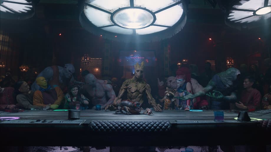 James Gunn Shares A Funny Scene Cut From GUARDIANS OF THE GALAXY: &quot;Groot's Last Supper&quot;