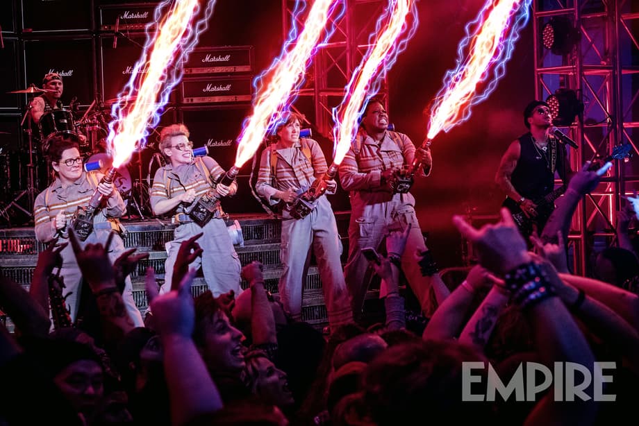 The GHOSTBUSTERS Unleash Their Proton Packs In New Image From Paul Feig's Reboot