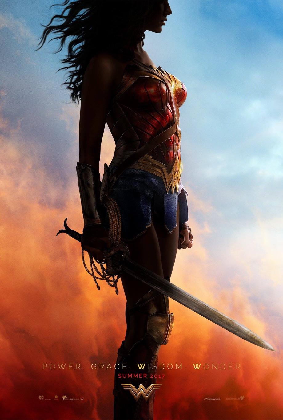 wonder woman poster gal gadot