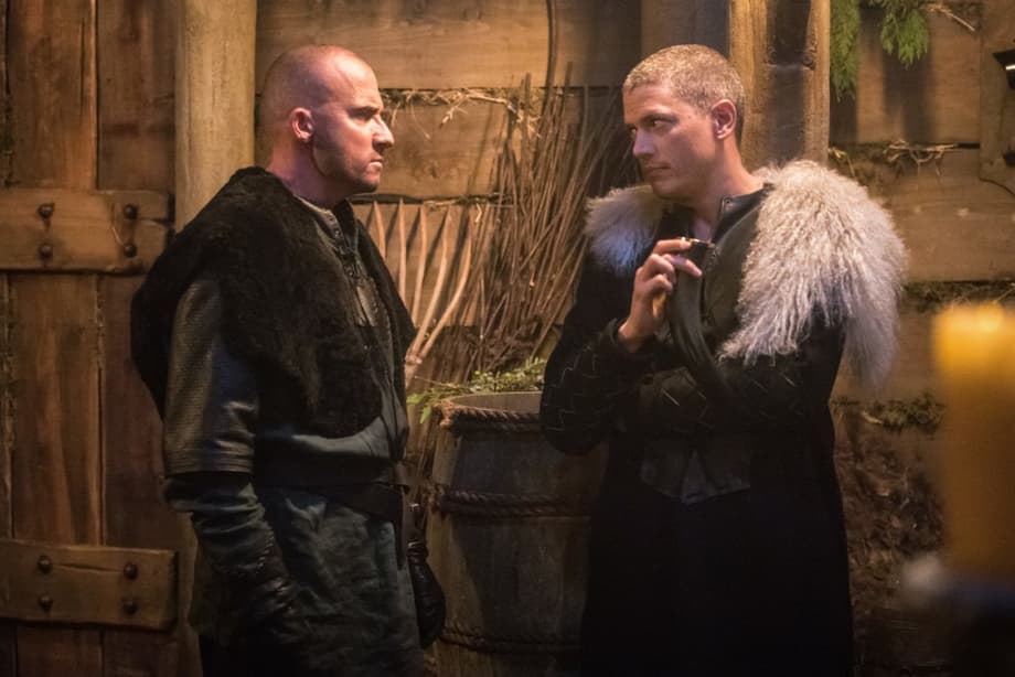 LEGENDS OF TOMORROW: Citizen Cold Joins The Team In New Photos For Season 3, Episode 9: &quot;Beebo The God Of War&quot;