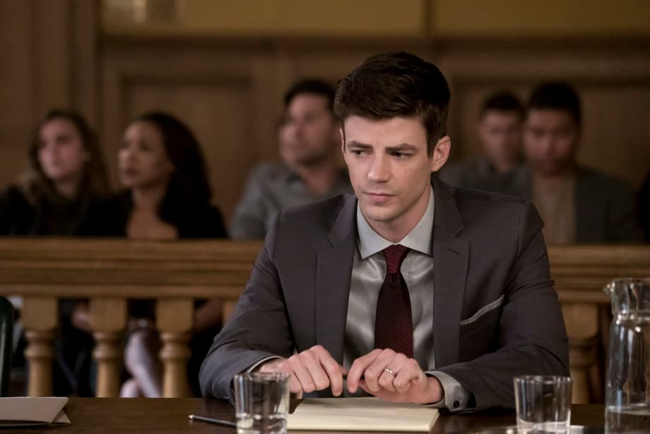 THE FLASH: Barry Allen Is Put On Trial In New Photos From Season 4, Episode 10: &quot;The Trial Of The Flash&quot;