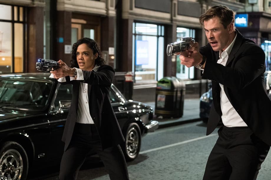 Chris Hemsworth Shares A First Look At MEN IN BLACK INTERNATIONAL; Plus Official Logo Released