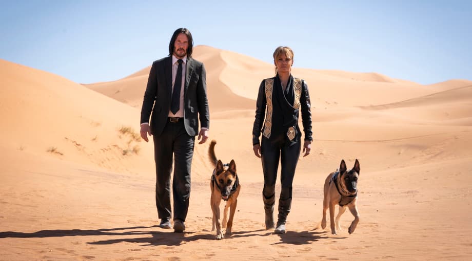 John Wick 3: ParabellumKeanu Reeves and Halle Berry