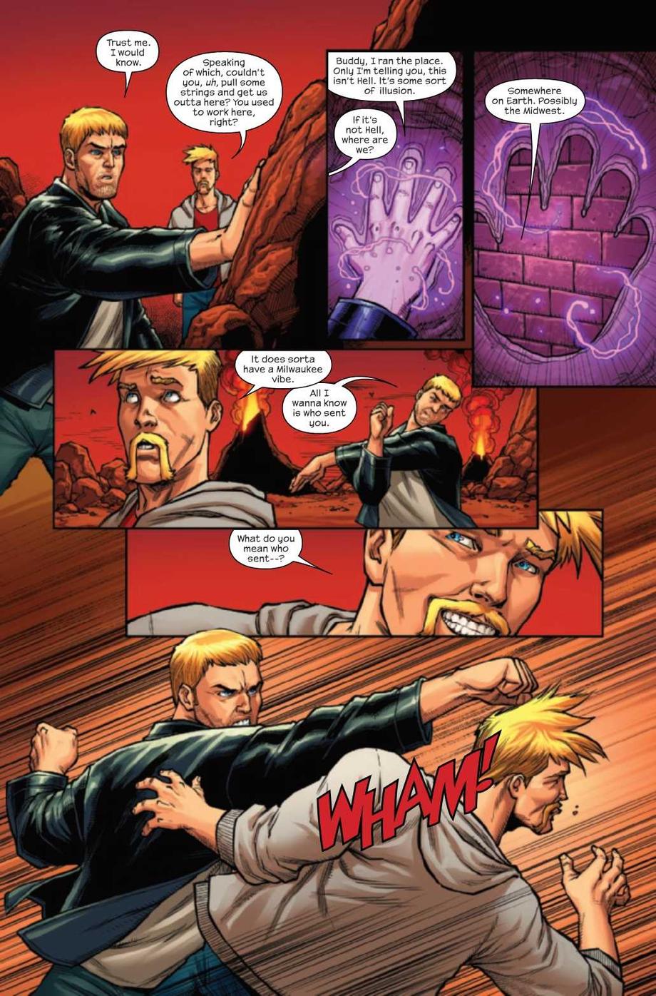 Ghost Rider vs Johnny Storm