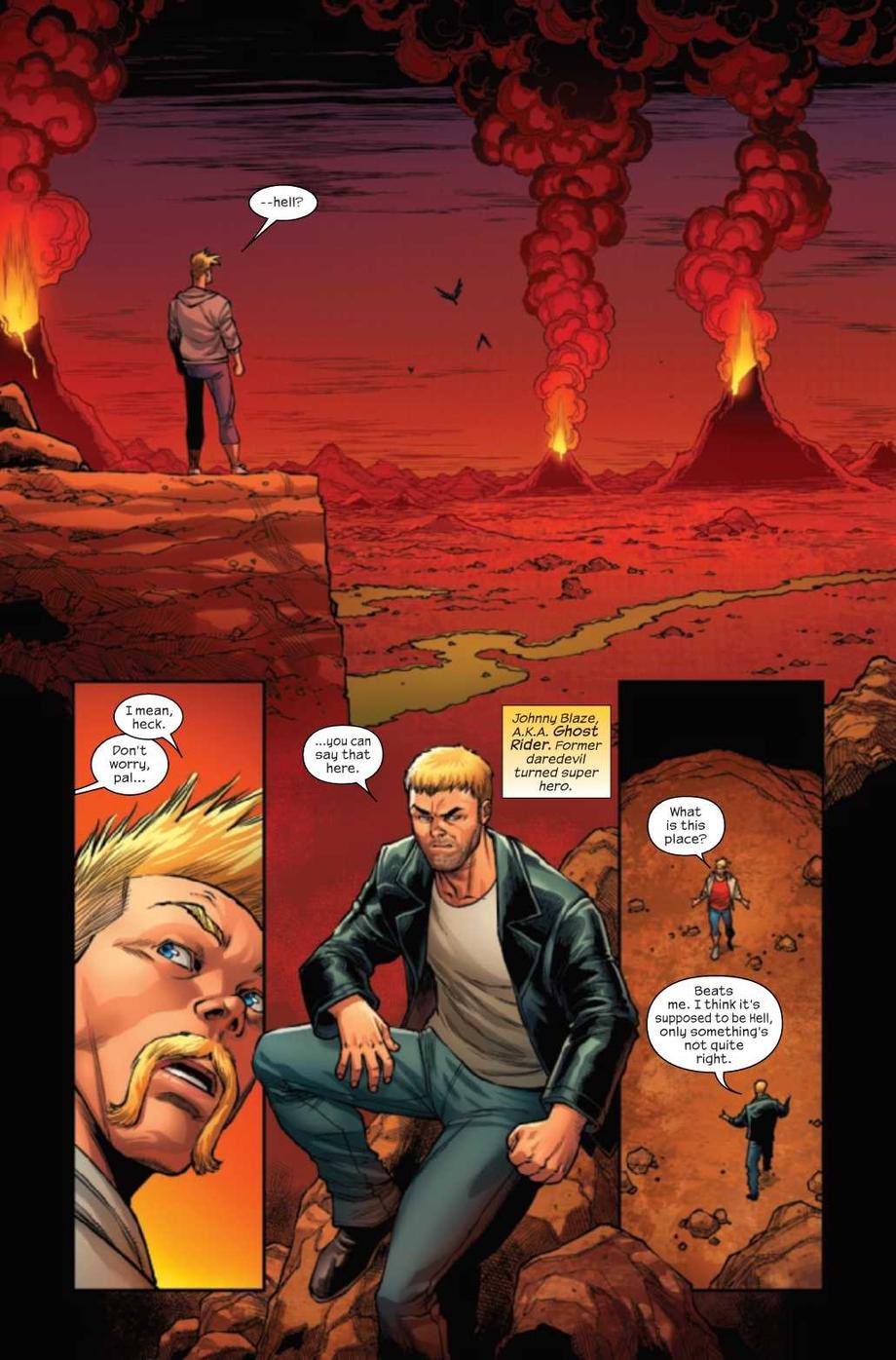 Ghost Rider vs Johnny Storm