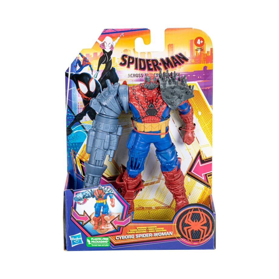 Across The Spider-Verse Merch Reveals FIrst Look At Spider-Punk, Cyborg Spider-Woman And More!