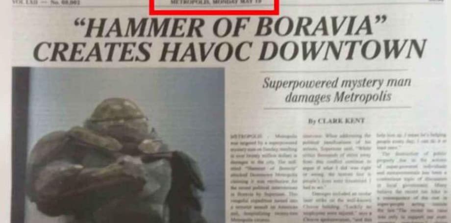 Superman Hammer of Boravia