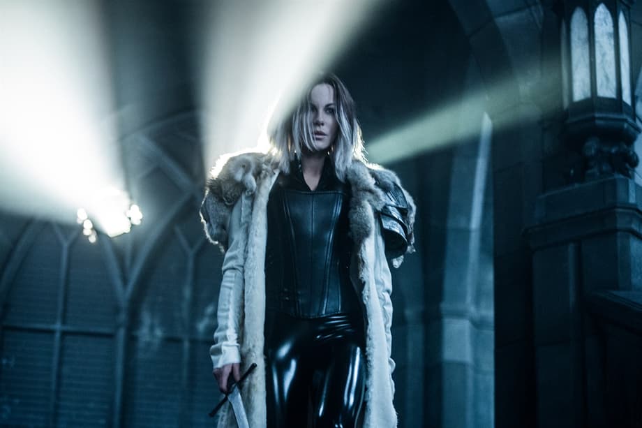 Kate Beckinsale Springs Into Action, Guns Blazing, On An Icy Cold New Poster For UNDERWORLD: BLOOD WARS