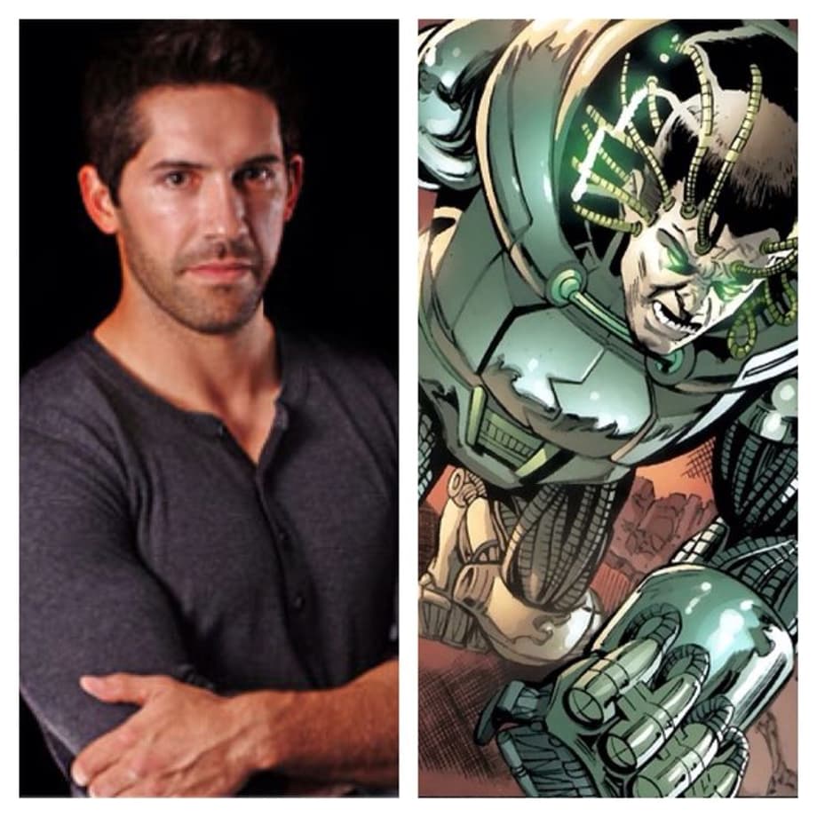 Scott Adkins - Metallo Adkins isn't a household name, but he's making his rounds as an action star. He's a stuntman turned actor with a lender resume with films such as Zero Dark Thirty, Legends of Hercules, Ninja Shadow of Fear. He starred in Close Range, and he will star in a post apocalyptic hottie film Re-Kill. As Metallo he would be perfect for the ex US soldier turned enemy of Superman who is controlled by Brainiac.: 