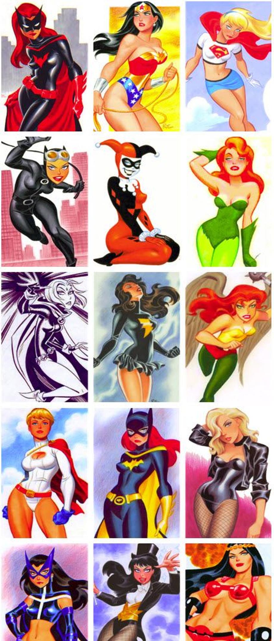 Women of DC by Bruce Timm