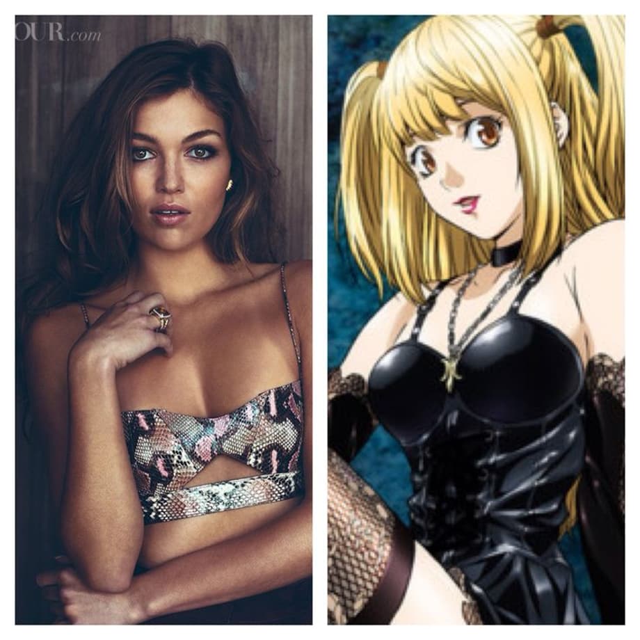 Misa Amane - Lili Simmons Simmons plays a good girl gone bad as Rebecca Bowman and boy does she go bad. She's extremely sexy and looks like a super model. That's exactly what she'd need for Misa.