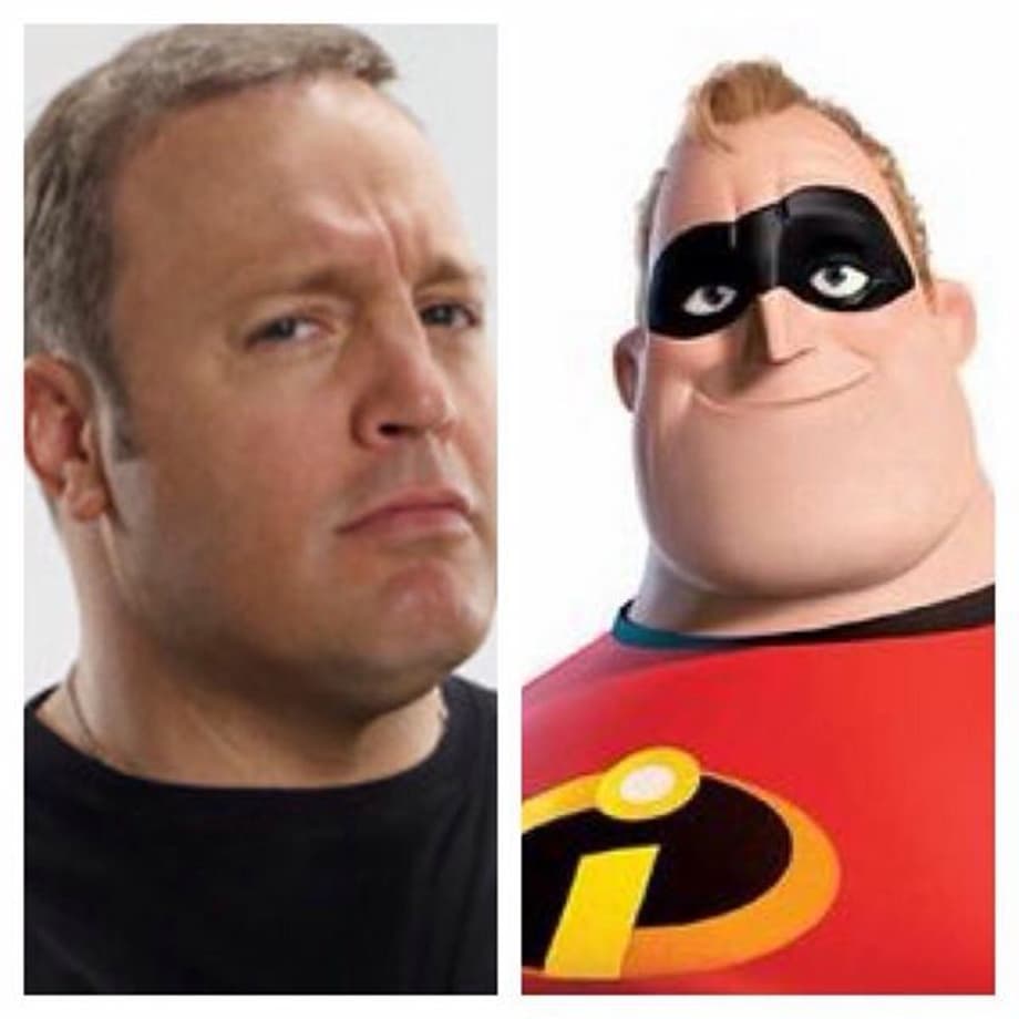 Kevin James as Mr. Incredible  Patrick Warburton is a popular pick and understandably so, but James is plenty funny and if you saw Here Comes the Boom he can pull it off.